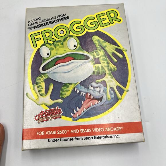 Frogger (Atari 2600) Game CIB Complete - Picture 13 of 14
